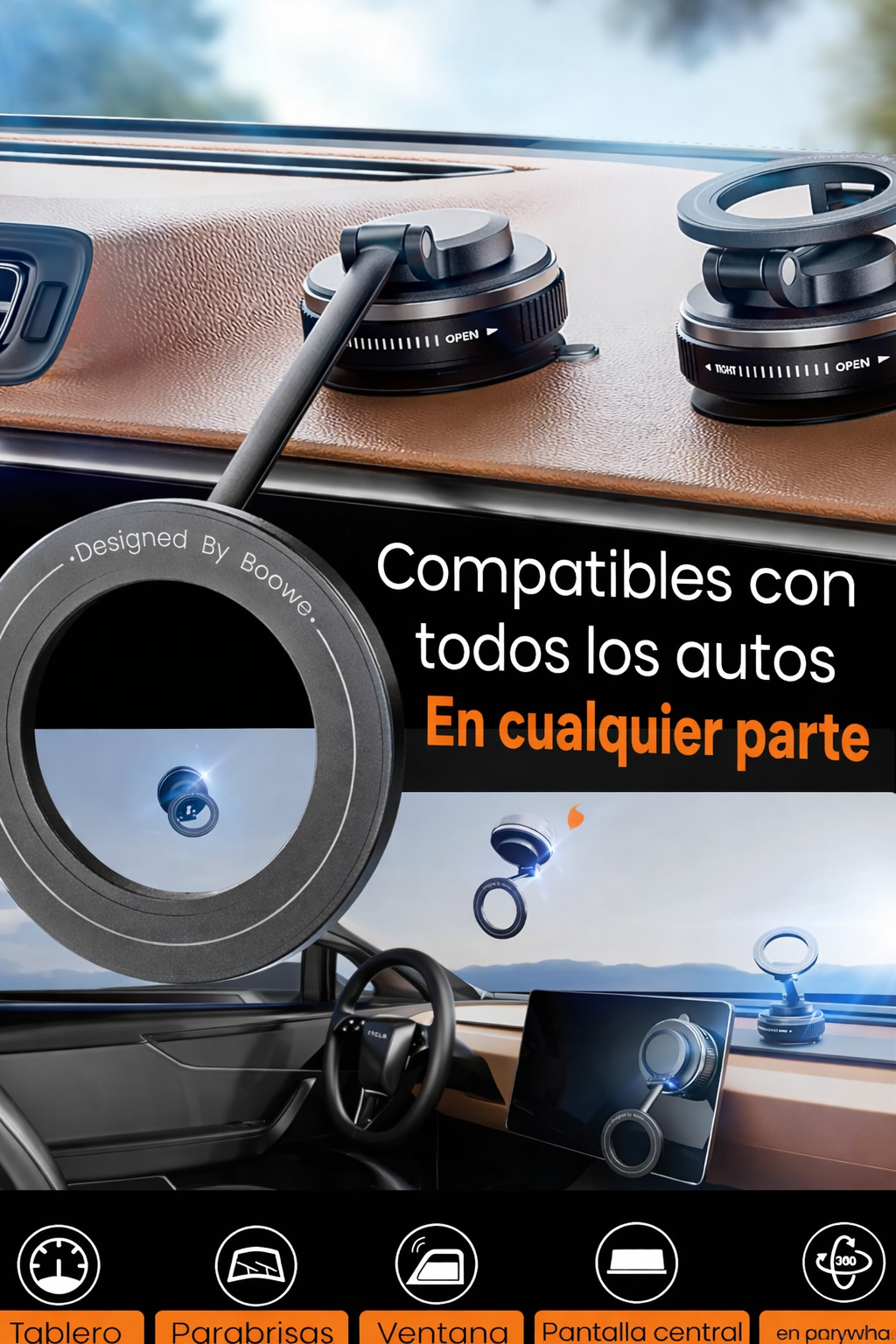 360° Magnetic Vacuum Mount