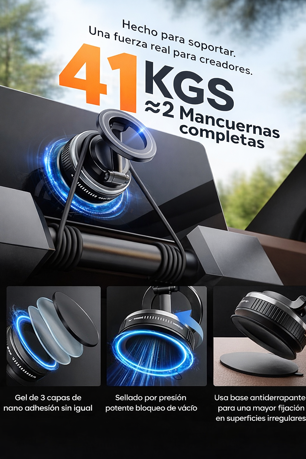 360° Magnetic Vacuum Mount